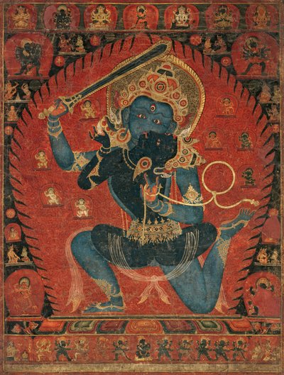 Acala with Consort Vishvavajri by Unbekannt Unbekannt